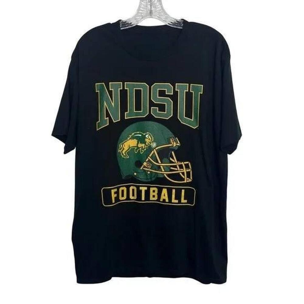 Black Gildan North Dakota State University Football Tee